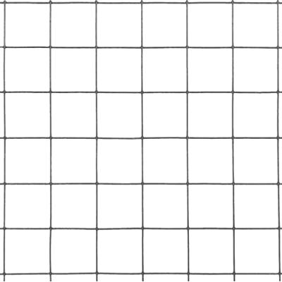 Kippengaas 25x1,5 m staal met PVC coating grijs - thumbnail