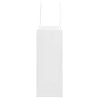 VidaXL Papieren zakken 250 st met hengsels 18x8x22 cm wit - thumbnail