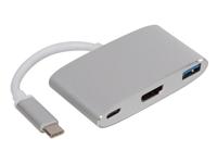 USB 3.1 type C kabel naar HDMI + USB 3.0 A + USB type C - thumbnail