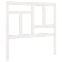 Hoofdbord 95,5x4x100 cm massief grenenhout wit - thumbnail