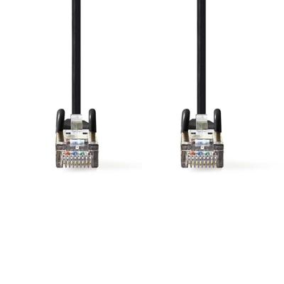 Nedis CCGP85121BK025 Cat5e Sf/utp-netwerkkabel Rj45 Male - Rj45 Male 0,25 M Zwart Nedis CCGP85121BK025 Cat5e Sf/utp-netwerkkabel Rj45 Male - Rj45 Male 0,25 M Zwart