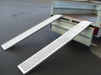 HP oprijgoot ramps-set 400kg alu straight