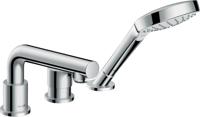 Hansgrohe Talis S driegats badrandmengkraan afbouwdeel voor inbouwdeel 13439180, chroom - thumbnail