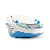 X4 Tech Bobby Joey Jam Box CD-speler voor kinderen Bluetooth, AUX, CD, USB, SD Incl. karaoke-functie, Incl. microfoon Blauw - thumbnail