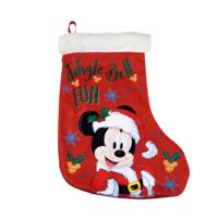 Kerstsok Mickey Mouse Happy smiles 42 cm - thumbnail