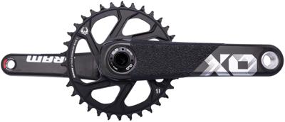 SRAM crankstel "x01 dh" crankset x01 dh dub 165mm black