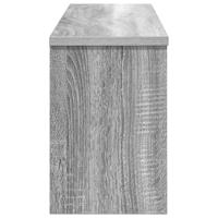 Wandgemonteerde kapstok met plank Grijs sonoma 80 x 20 x 30 cm - thumbnail