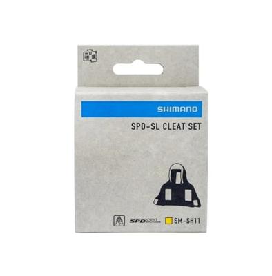 Shimano Schoenplaatjes sm-sh12 spd-sl met 6 graden speling - geel Shimano Schoenplaatjes sm-sh12 spd-sl met 6 graden speling - geel