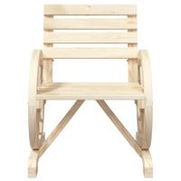 Tuinstoelen 2 st 58x58x78,5 cm massief vurenhout - thumbnail