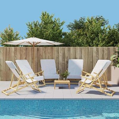 VidaXL Strandhanddoeken 6 st 400 g/m² 60x135 cm stof wit