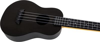 Flight Travel Series TUC Black concert ukelele met gigbag
