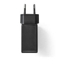 Nedis Oplader | Snellaad functie | 2x 1.0 / 2x 2.4 A | 1 stuks - WCHAU481ABK WCHAU481ABK - thumbnail