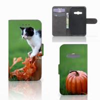 Samsung Galaxy Xcover 3 | Xcover 3 VE | Telefoonhoesje | Met pasjeshouder | Kitten - thumbnail