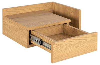 Bendt Zwevend Nachtkastje 'Cecilie' met vakje, kleur Naturel