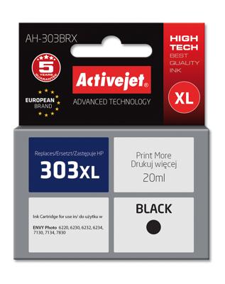 Activejet AH-303BRX inkt (vervanging HP 303XL T6N04AE; Premium; 20ml; zwart)
