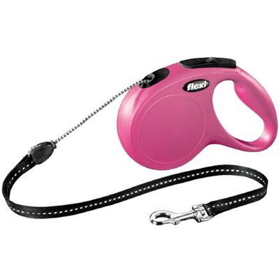 FLEXI New Classic M Cord 5 m, roze