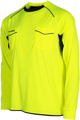 Stanno 429003 Bergamo Referee Shirt l.m. - Neon Yellow-Black - XXL Stanno 429003 Bergamo Referee Shirt l.m. - Neon Yellow-Black - XXL