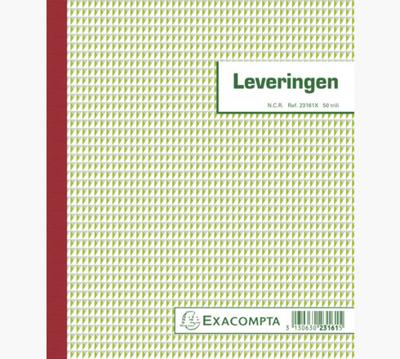 Exacompta leveringen, ft 21 x 18 cm, tripli (50 x 3 vel), Nederlandstalig Exacompta leveringen, ft 21 x 18 cm, tripli (50 x 3 vel), Nederlandstalig