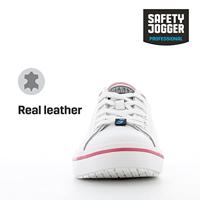 Oxypas Sneaker Leer Paola | Fuchsia | Maat 36 - 00,154,158,36 - thumbnail