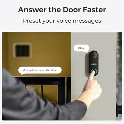 Intercom - REOLINK - D340P - Zwart