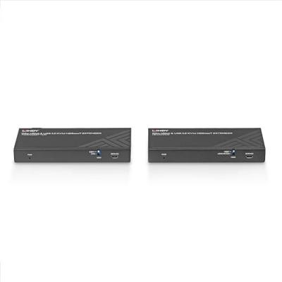 LINDY Cat.6 HDBaseT KVM Extender HDBaseT-extenderset (zender + ontvanger) HDMI, Infrarood, USB-A 2.0 Via netwerkkabel RJ45 150 m - thumbnail