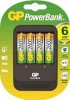 GP PB570 acculader incl. 4x AA batterijen uit de 2700-serie en auto-adapter batterijen - thumbnail