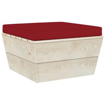 VidaXL Palletkussen oxford stof wijnrood VidaXL Palletkussen oxford stof wijnrood