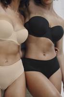 Balconette BH - Strapless - Michelle - Bh met verwijderbare bandjes - Wit - Zwart - Huidskleur - thumbnail
