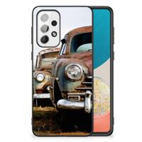Samsung Galaxy A73 Silicone Back Case Vintage Auto - thumbnail