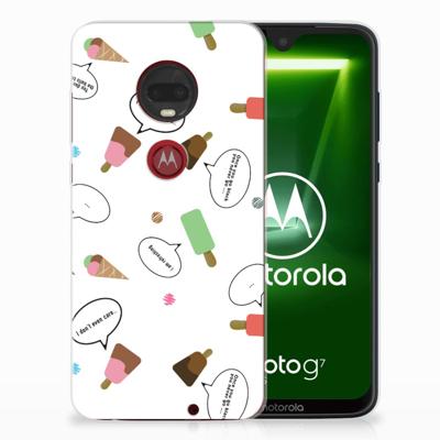 Motorola Moto G7 | G7 Plus Siliconen Case IJsjes Motorola Moto G7 | G7 Plus Siliconen Case IJsjes