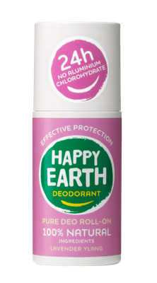 Happy Earth 100% Natural Deo Roll-On Lavender Ylang