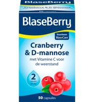 BlaseBerry Cranberry D-mannose & Hibiscus Capsules - thumbnail