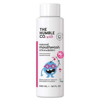 The Humble Co. Mondwater strawberry (voor kinderen)