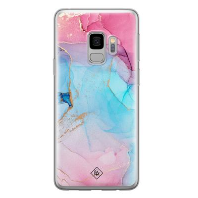 Samsung Galaxy S9 siliconen hoesje - Marble colorbomb