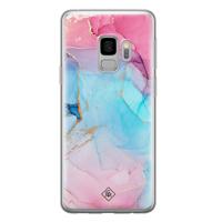 Samsung Galaxy S9 siliconen hoesje - Marble colorbomb - thumbnail