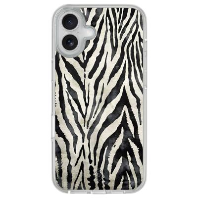 iPhone 16 hybride hoesje - Zebra Safari
