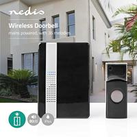 Nedis DOORB223CBK Draadloze Deurbelset Netvoeding 36 Melodieën - thumbnail