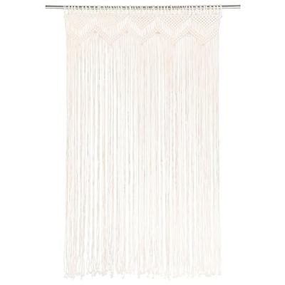 VidaXL Gordijn macramé 140x240 cm katoen VidaXL Gordijn macramé 140x240 cm katoen