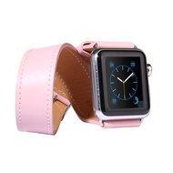Kakapi Double Strap bandje - Roze - Geschikt voor Apple watch 44mm / 45mm / 46mm / 49mm - thumbnail