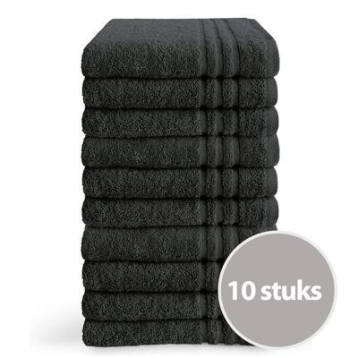 Byrklund Handdoek 50x100 cm 500gram Antraciet - 10 stuks