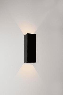 Wandlamp Artdelight Vegas 2 Lichts Small LED 2700K Dimbaar Zwart Wandlamp Artdelight Vegas 2 Lichts Small LED 2700K Dimbaar Zwart