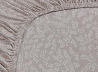 Pip Studio Pip Studio Leafy Hoeslaken - Kaki 100 x 200/210/220 cm Hoek hoogte: 30 cm - thumbnail
