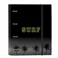 Ringmap Safta Surf A4 Zwart (27 x 32 x 3.5 cm) - thumbnail