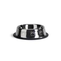 Hondervoerbak antislip met voetopdruk. 18 cm - thumbnail