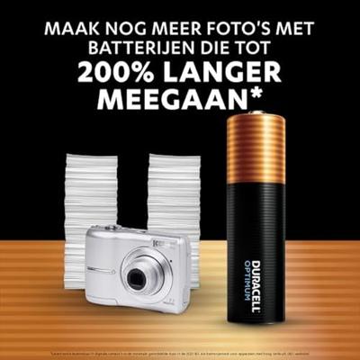 Duracell Optimum Alkaline AA batterijen - 12 stuks - thumbnail