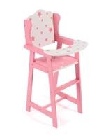 Houten Poppenstoel - Pink Stars - thumbnail