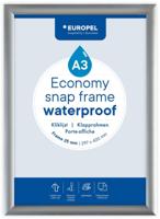 Europel clicklijst Economy, waterdicht, lijst 25 mm, ft A3, zilver - thumbnail