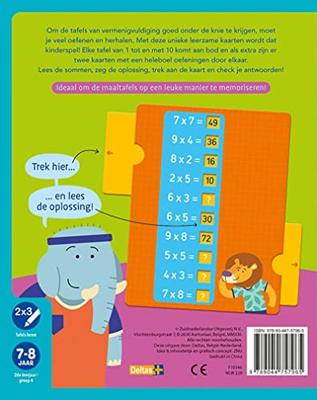 Deltas Oefenkaarten - de tafels van vermenigvuldiging Deltas Oefenkaarten - de tafels van vermenigvuldiging