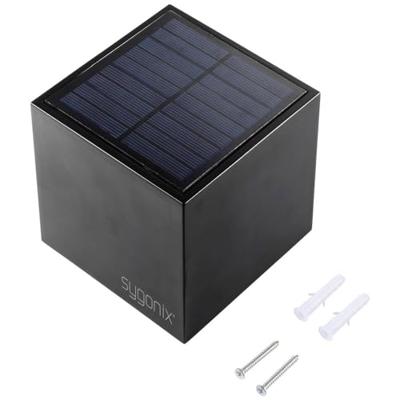 Sygonix SY-5499356 Wandlamp op zonne-energie SMD LED 0.9 W Zwart Sygonix SY-5499356 Wandlamp op zonne-energie SMD LED 0.9 W Zwart