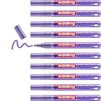 Paintmarker edding 751 oliebasis 1-2mm mtl paars | 10 stuks - thumbnail
